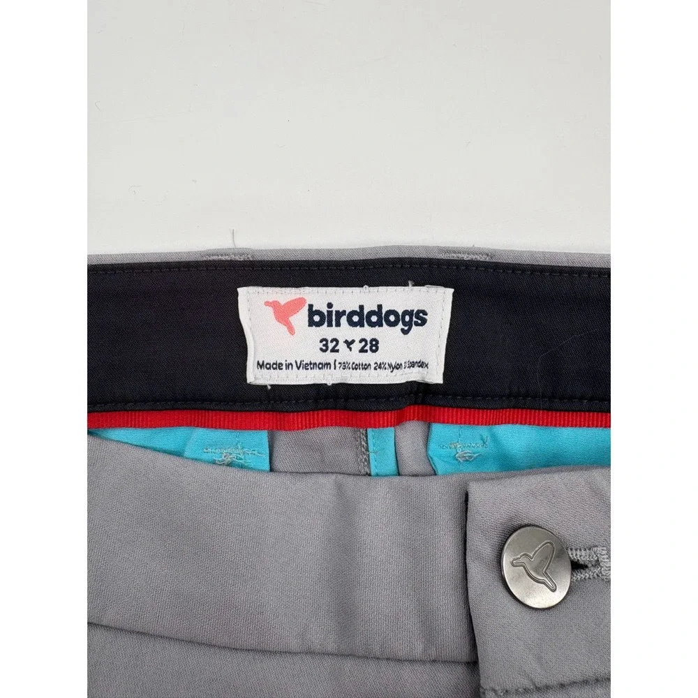 Bird Dogs Men's Boom For Your Boomstick Gray Performance Chino Pants, 32 x 28